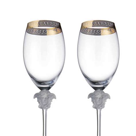 versace glasses wine|Versace drinking glasses.